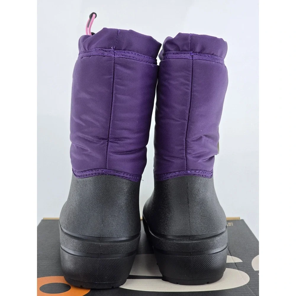 Bogs K Snow Shell Kids Size 7 Purple Multi Waterproof Insulated Boots - New